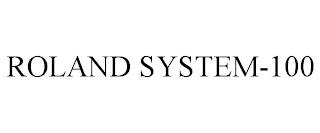 ROLAND SYSTEM-100 trademark