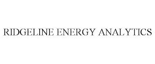 RIDGELINE ENERGY ANALYTICS trademark