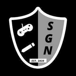 S G N EST. 3030 trademark