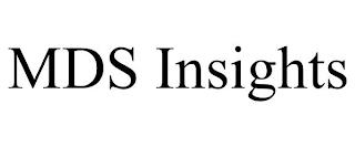 MDS INSIGHTS trademark