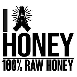 I  HONEY  100% RAW HONEY trademark