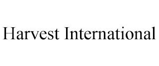 HARVEST INTERNATIONAL trademark