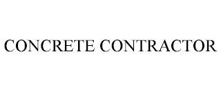 CONCRETE CONTRACTOR trademark