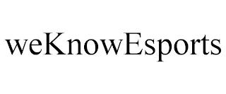 WEKNOWESPORTS trademark