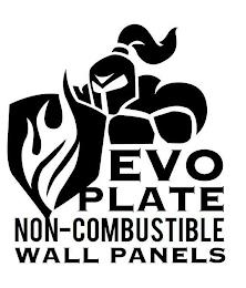 EVO PLATE NON-COMBUSTABLE WALL PANELS trademark