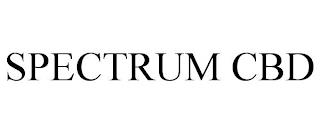 SPECTRUM CBD trademark