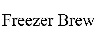 FREEZER BREW trademark