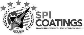 SPI EMPLOYEE OWNED SPI COATINGS PROVEN PERFORMANCE · REAL WORLD SOLUTIONS trademark