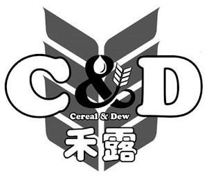 C & D CEREAL & DEW trademark