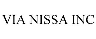 VIA NISSA INC trademark