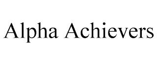 ALPHA ACHIEVERS trademark