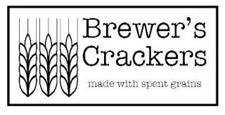 BREWER'S CRACKERS MADE WITH SPENT GRAINS trademark