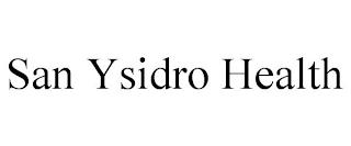 SAN YSIDRO HEALTH trademark