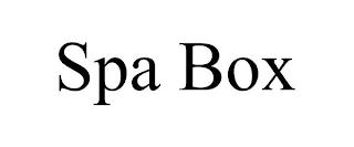 SPA BOX trademark