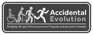 ACCIDENTAL EVOLUTION BRIDGING THE GAP BETWEEN PERSONAL TRAGEDY AND PERSONAL TRIUMPH trademark