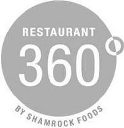 RESTAURANT 360° BY SHAMROCK FOODS trademark