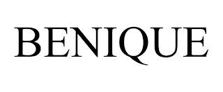 BENIQUE trademark