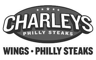 CHARLEYS PHILLY STEAKS WINGS · PHILLY STEAKS trademark