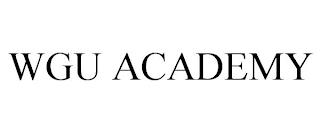 WGU ACADEMY trademark