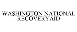 WASHINGTON NATIONAL RECOVERYAID trademark