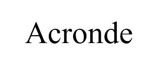 ACRONDE trademark