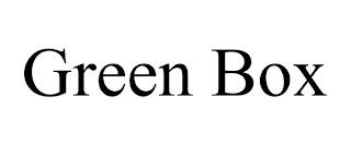 GREEN BOX trademark