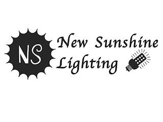 NS NEW SUNSHINE LIGHTING trademark