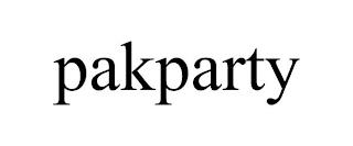 PAKPARTY trademark