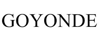 GOYONDE trademark