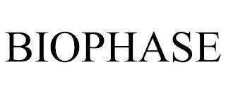 BIOPHASE trademark