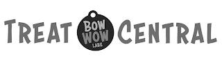 TREAT BOW WOW LABS CENTRAL trademark