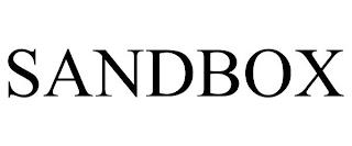 SANDBOX trademark