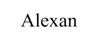 ALEXAN trademark