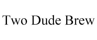 TWO DUDE BREW trademark