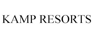 KAMP RESORTS trademark