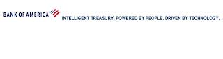 BANK OF AMERICA INTELLIGENT TREASURY. POWERED BY PEOPLE. DRIVEN BY TECHNOLOGY. trademark