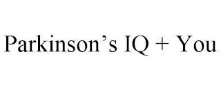 PARKINSON'S IQ + YOU trademark