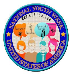 NATIONAL YOUTH WEEK UNITED STATES OF AMERICA WWW.NYWUSA.COM TEAMWORK INNOVATION COMMUNITY SERVICE ACHIEVEMENT 01 trademark