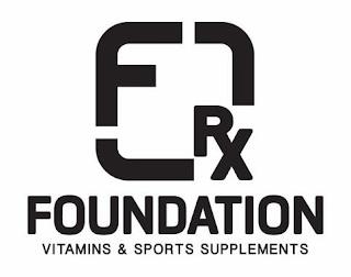 F RX FOUNDATION VITAMINS & SPORTS SUPPLEMENTS trademark