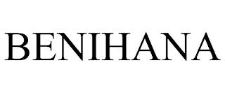 BENIHANA trademark