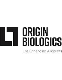 O ORIGIN BIOLOGICS LIFE ENHANCING ALLOGRAFTS trademark