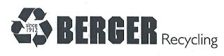 SINCE 1912 BERGER RECYCLING trademark