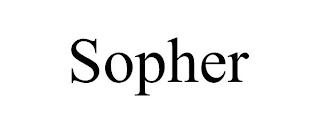 SOPHER trademark