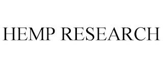 HEMP RESEARCH trademark