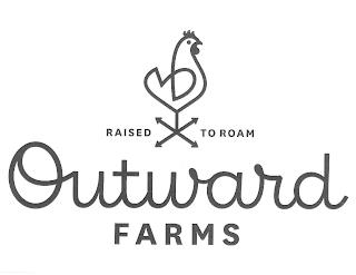 RAISED TO ROAM OUTWARD FARMS trademark