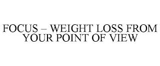 FOCUS - WEIGHT LOSS FROM YOUR POINT OF VIEW trademark