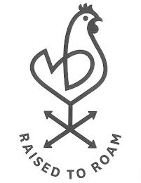 RAISED TO ROAM trademark