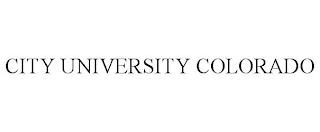 CITY UNIVERSITY COLORADO trademark