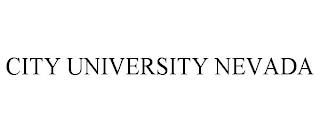 CITY UNIVERSITY NEVADA trademark