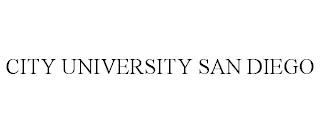 CITY UNIVERSITY SAN DIEGO trademark